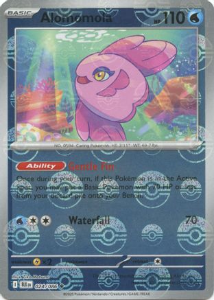 Alomomola (Poke Ball Pattern) 024 - Holofoil SV Black Bolt - Uncommon