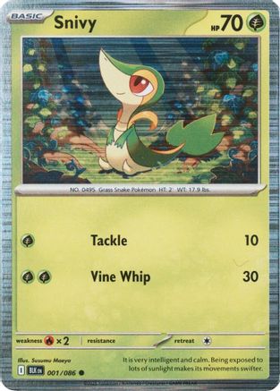 Snivy (Unova Poster Collection) 001/086 - Holofoil Miscellaneous Cards & Products - Common