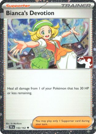 Bianca's Devotion 142/162 - Holofoil Prize Pack Series Cards - Uncommon