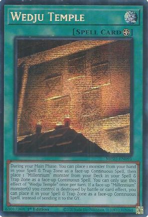 Wedju Temple (MP25-EN091) - 2025 Mega-Pack 1st Edition