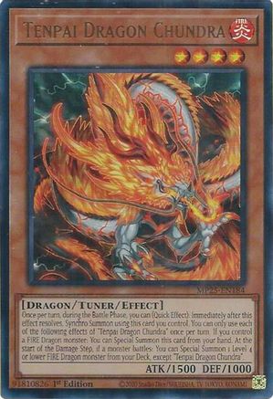 Tenpai Dragon Chundra (MP25-EN184) - 2025 Mega-Pack 1st Edition