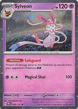 Sylveon (Cosmos Holo) 040/131 - Holofoil Miscellaneous Cards & Products - Rare