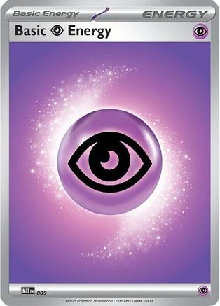 Basic Psychic Energy 005 MEE Mega Evolution Energies - Common