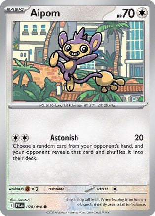 Aipom 078 ME02 Phantasmal Flames - Common
