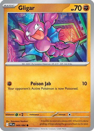 Gligar 049 ME02 Phantasmal Flames - Common