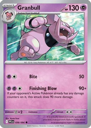 Granbull 038 ME02 Phantasmal Flames - Uncommon
