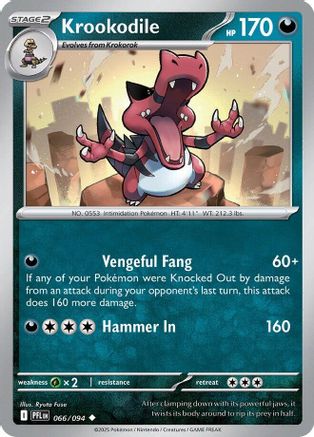 Krookodile 066 ME02 Phantasmal Flames - Uncommon