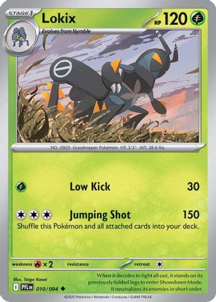 Lokix 010 - Reverse Holofoil ME02 Phantasmal Flames - Uncommon