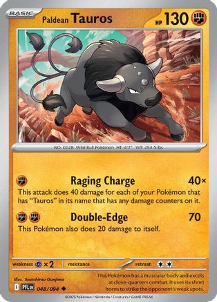Paldean Tauros 048 ME02 Phantasmal Flames - Uncommon