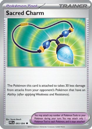 Sacred Charm 093/094 - Reverse Holofoil ME02 Phantasmal Flames - Uncommon