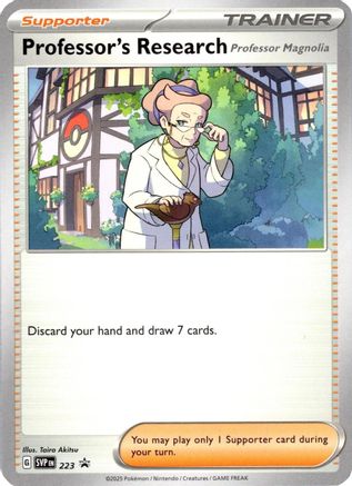 Professor's Research 223 SV Scarlet & Violet Promo Cards - Promo