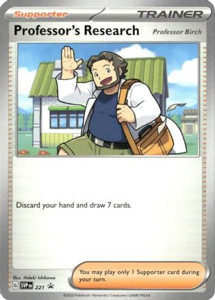 Professor's Research 221 SV Scarlet & Violet Promo Cards - Promo