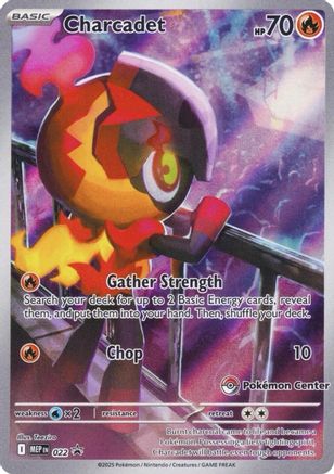 Charcadet (Pokemon Center Exclusive) 022 - Holofoil ME Mega Evolution Promo - Promo