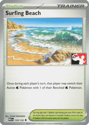 Surfing Beach 129 Prize Pack Series Cards - Uncommon
