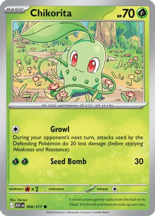 Chikorita 008 ME Ascended Heroes - Common