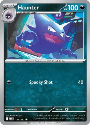 Haunter 124 ME Ascended Heroes - Uncommon