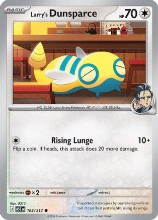 Larry's Dunsparce 163 ME Ascended Heroes - Common