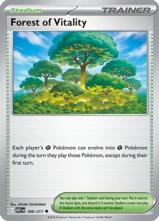 Forest of Vitality 188 ME Ascended Heroes - Uncommon