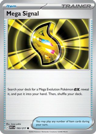Mega Signal 193 ME Ascended Heroes - Common