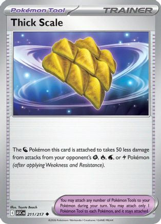 Thick Scale 211 - Reverse Holofoil ME Ascended Heroes - Uncommon