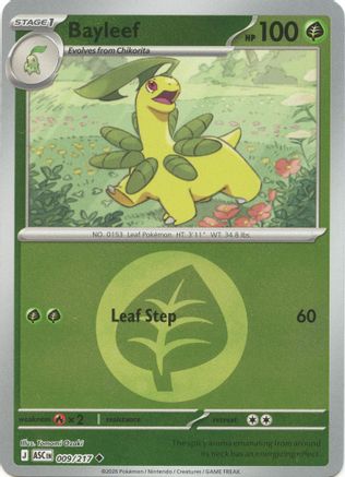 Bayleef (Energy Symbol Pattern) 009 - Reverse Holofoil ME Ascended Heroes - Uncommon