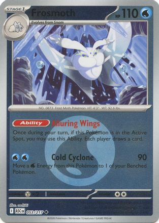 Frosmoth (Energy Symbol Pattern) 053 - Reverse Holofoil ME Ascended Heroes - Uncommon