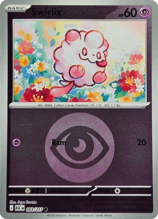Swirlix (Energy Symbol Pattern) 093 - Reverse Holofoil ME Ascended Heroes - Common
