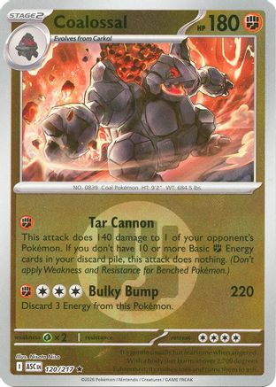 Coalossal (Energy Symbol Pattern) 120 - Reverse Holofoil ME Ascended Heroes - Rare