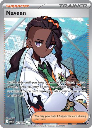 Naveen 112/088 - Holofoil ME03 Perfect Order - Ultra Rare