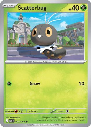 Scatterbug 007 - Reverse Holofoil ME03 Perfect Order - Common
