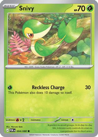Snivy 004 ME03 Perfect Order - Common