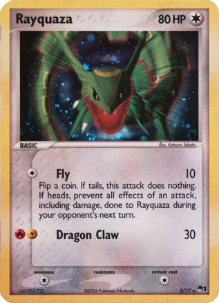Rayquaza (2006) 003/017 - Holofoil Blister Exclusives - Rare