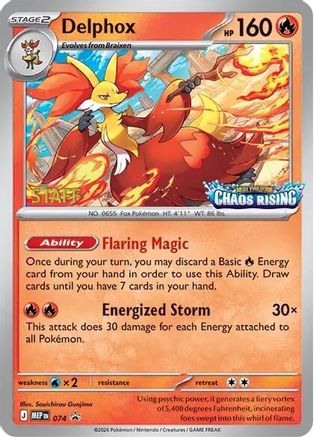 Delphox 074 - Holofoil ME Mega Evolution Promo - Promo