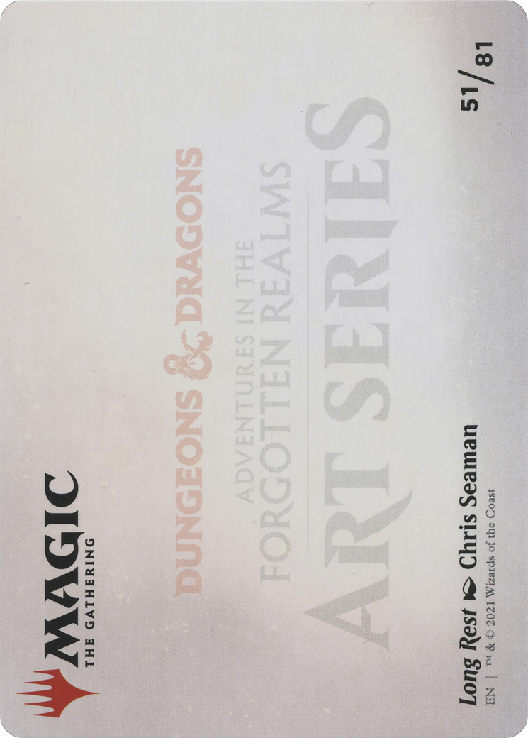 Long Rest // Long Rest (AAFR-051) - Adventures in the Forgotten Realms Art Series (Borderless)