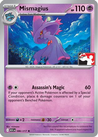 Mismagius 086/217 Prize Pack Series Cards - Rare