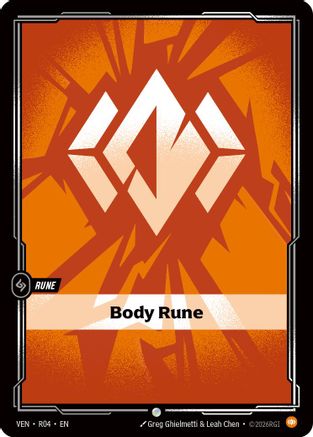 Body Rune (R04) - Vendetta Foil