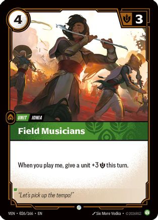 Field Musicians (026/166) - Vendetta Foil
