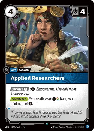 Applied Researchers (055/166) - Vendetta Foil