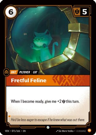 Fretful Feline (071/166) - Vendetta Foil