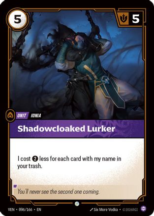 Shadowblade Lurker (096/166) - Vendetta Foil