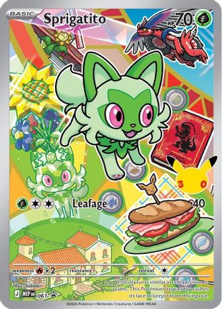 Sprigatito 061 - Holofoil First Partner Collection 2026 - Promo