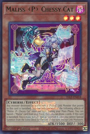 Maliss P Chessy Cat (Emblazoned) (26LP-EN018) - Limited Pack World Championship 2026 1st Edition