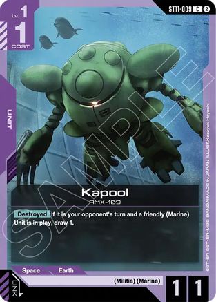 Kapool (ST11-009) - Starter Deck 11 Aquatic Assault