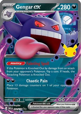 Gengar ex 090 - Holofoil ME 30th Celebration - null