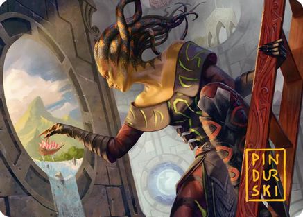Something Worth Saving Art Card (Gold-Stamped Signature) (ASFRA-022) - Art Series: Reality Fracture