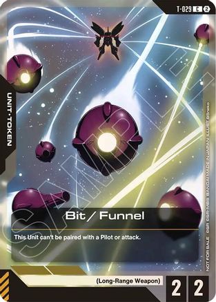 Bit / Funnel Token (Store Tournament Participation Pack 06) (T-029) - Gundam Promotional Cards Holofoil