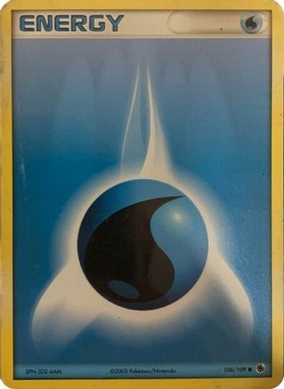 Water Energy - 106/109 (2005 No E Reader)/109 Deck Exclusives - Common