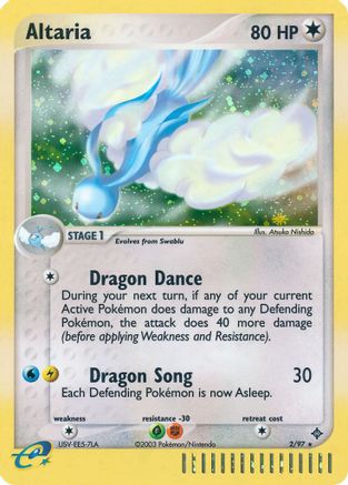 Altaria - Reverse Holofoil Dragon - Holo Rare