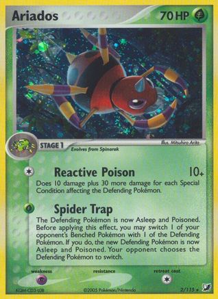 Ariados - Reverse Holofoil Unseen Forces - Holo Rare