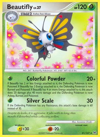 Beautifly - Reverse Holofoil Platinum - Rare